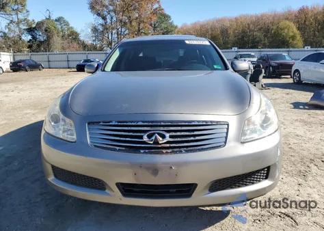 2008 Infiniti G35 z USA, uszkodzony, nr VIN JNKBV61F78M262763